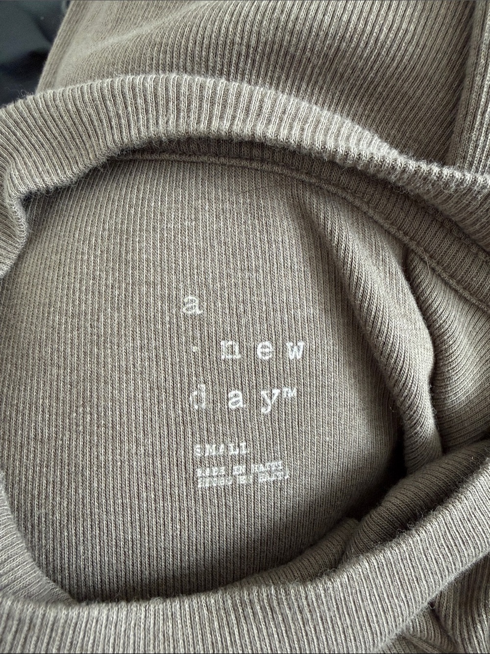 Classic Short Sleeve Crewneck Top in Brown - Picture 3 of 3